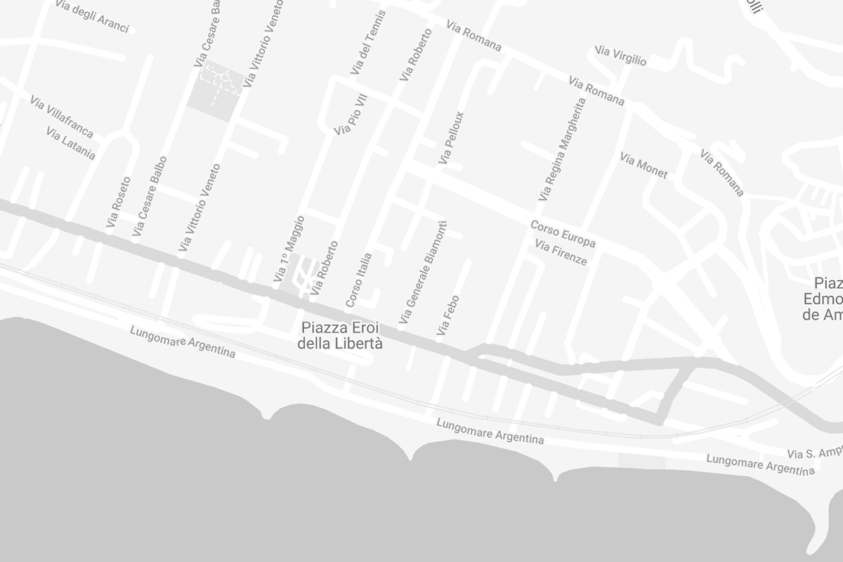 Mappa di Bordighera, C.so Italia 4
